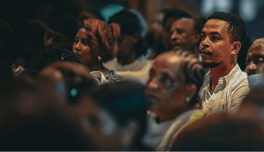 TECi students in worship and training